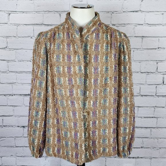 Vintage Separates by Donnkenny Lambswool Blend Blazer Jacket Size 38 - Picture 1 of 6